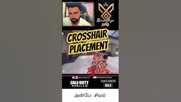 Crosshair placement is the secret 🤙🏻 #codm #codmobile #tamil #tamilgamer #stream #gaming #viral