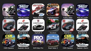 Traffic Rider Nfs No Limits Most Wanted Asphalt Xtreme Asphalt 8 Real Moto 2 Asphalt 9