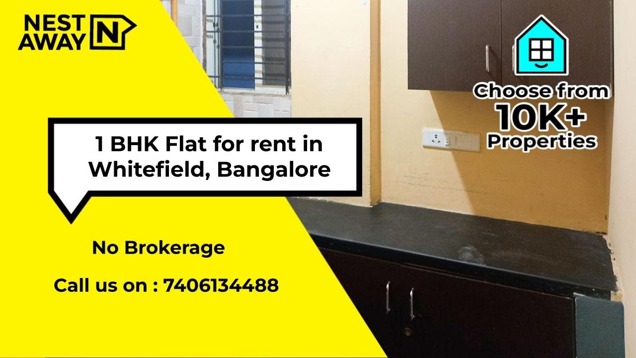 1 BHK Flat for rent in Bangalore Whitefield Family No Brokerage
