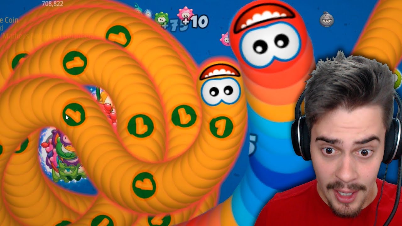 Worms Zone .io - Jogo Da Minhoca Fiz Um Novo Record 96 mil pontos  😍😍😍😍😍😍😍 