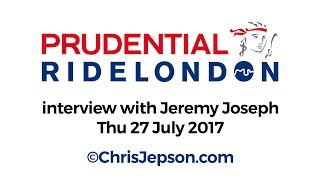 Prudential RideLondon Expo2017 interview with Jeremy Joseph