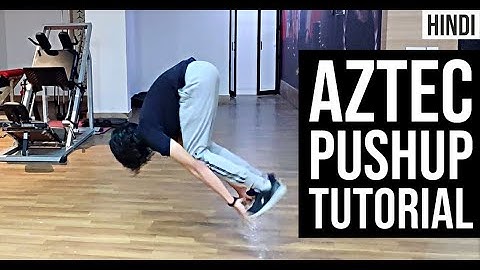 Aztec Push Up Tutorial in Hindi | How to do an Aztec Push up? | Learn Aztec push ups easily #fitness