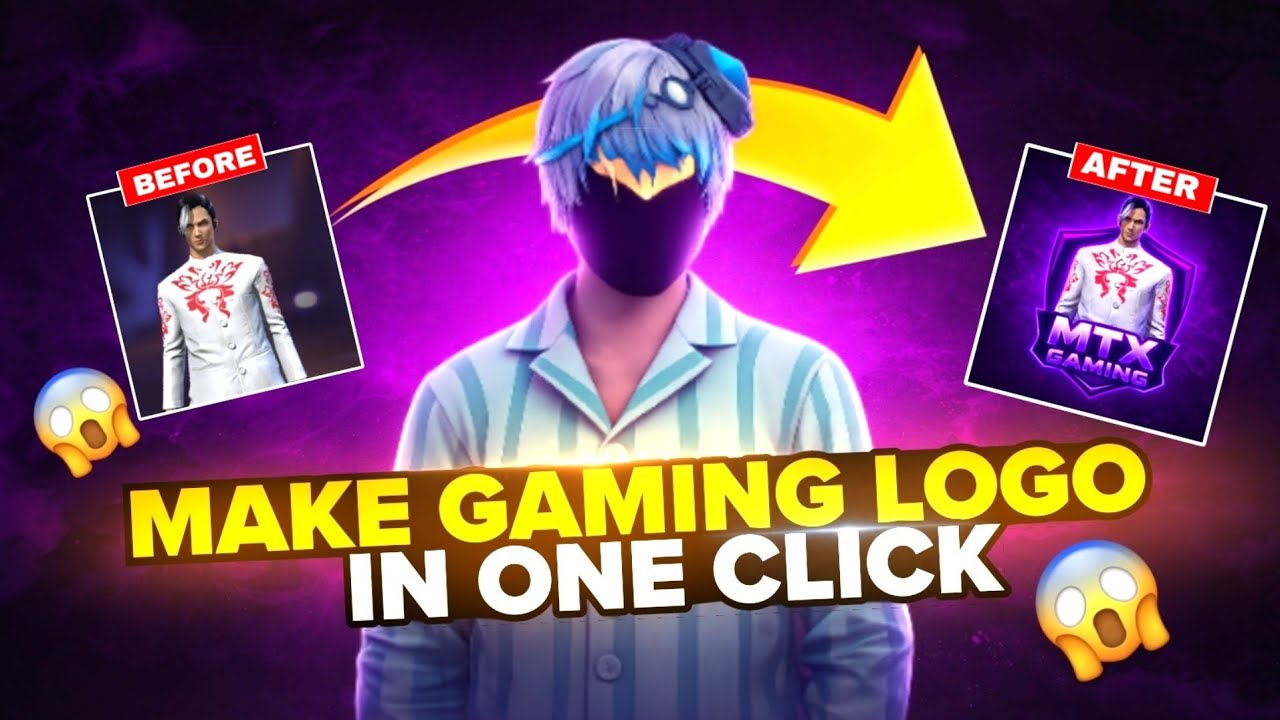 Make PRO 😎 Gaming Logo in ONE CLICK 😱 | Free Fire Logo Tutorial