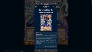 شرح بطاقات يوغي يو وحش(Dark Magician, the Pharaoh's servant)