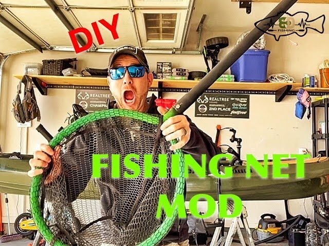 DIY FLOATING Kayak fishing net 