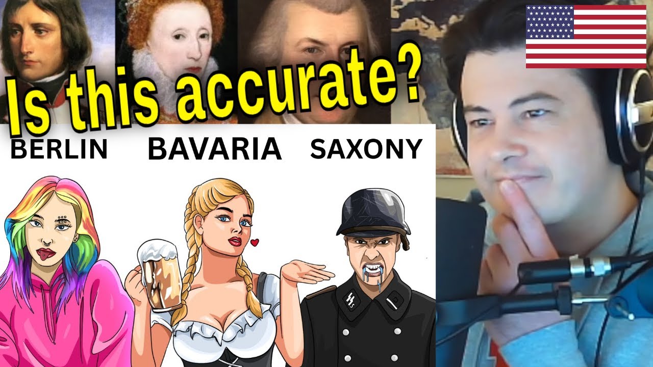 Американская реакция. Объяснение каждого немецкого штата немцем.