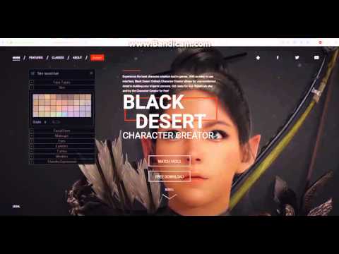 How to download Black Desert Online Character Creator