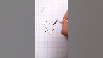 an arrow in the heart💘 #drawing #sketch