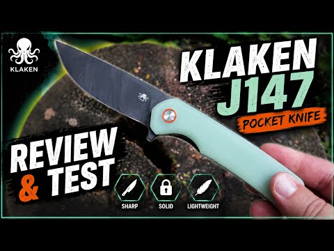 KLAKEN J147 Pocket Knife - D2 blade, G10 Handle for $23?!