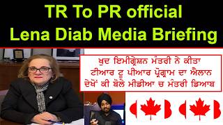 TR To PR officialLena Diab Media Briefing