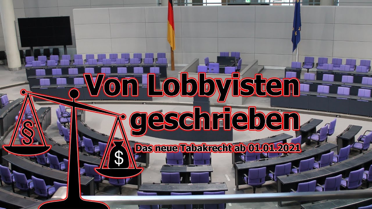Von Lobbyisten geschrieben - Neue Änderungen am Tabakrecht