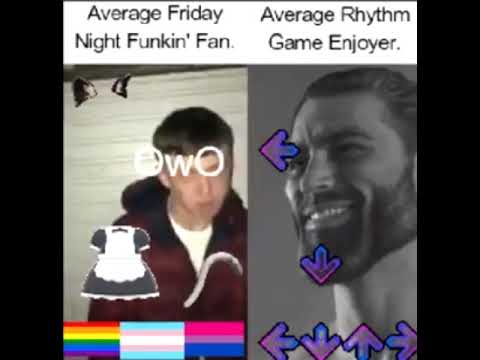 Average FNF fan VS. Average Rhythm Game Enjoyer