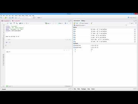 How to Perform Division in R. [HD]