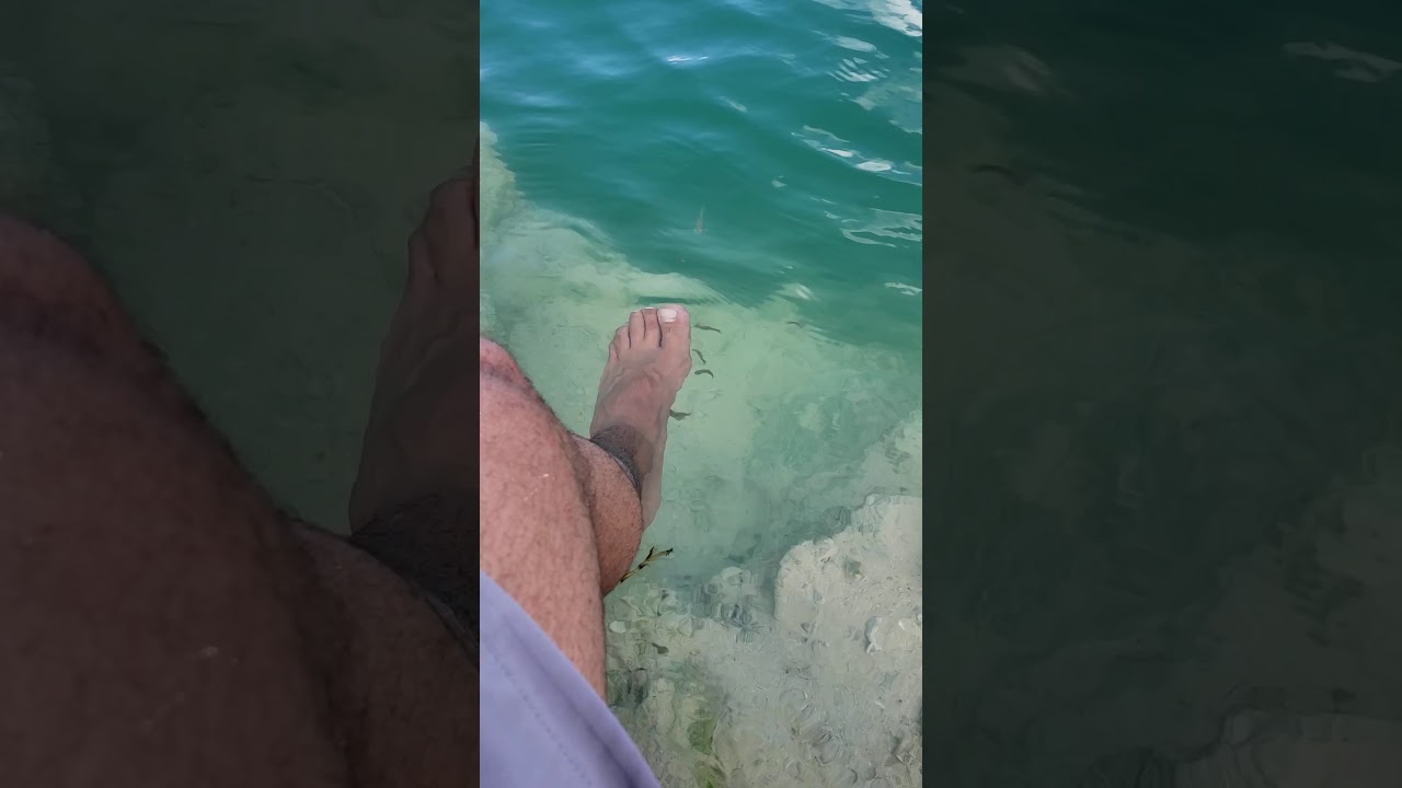 Getting a pedicure en Lago Azul, Cap Cana