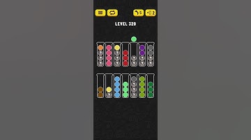 Ball Sort - Color Puzzle Game - Level 329 - Walkthrough SOLVED by RobotPlayer AI!!!