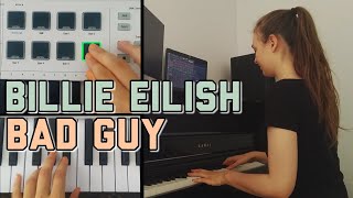 Billie eilish - bad guy (piano/instrumental cover by deri)