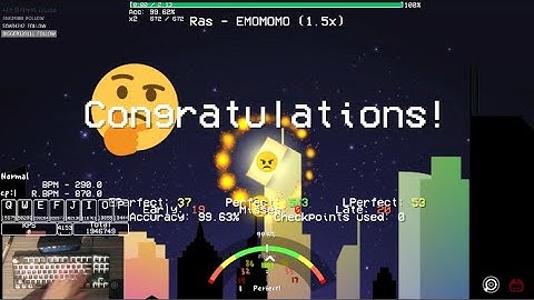 [ADOFAI Official(?) Clear][x1.5] Ras - EMOMOMO (map by team :thinking:)