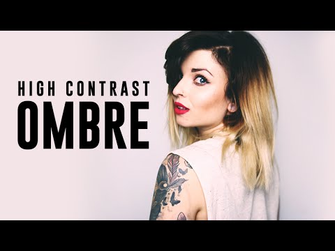 High Contrast Ombre Hair Helen Anderson Youtube