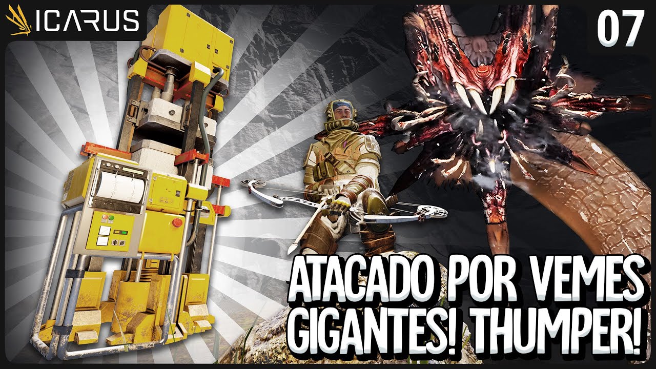 ATACADO POR VERMES GIGANTES! Thumper, o Regenerador de Minérios - ICARUS