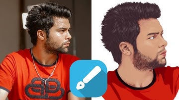 How to create vector art on android mobile |final part| How to use gradients and highlighting detail