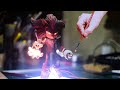 How to make sonic  shadow the hedgehog power up diorama  clay