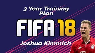 3 Year Training Plan Fifa 18 Style |  Joshua Kimmich