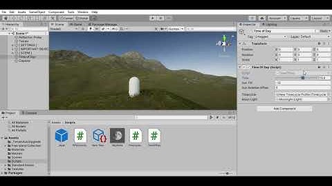Unity Engine Time of Day and Timecycle test.