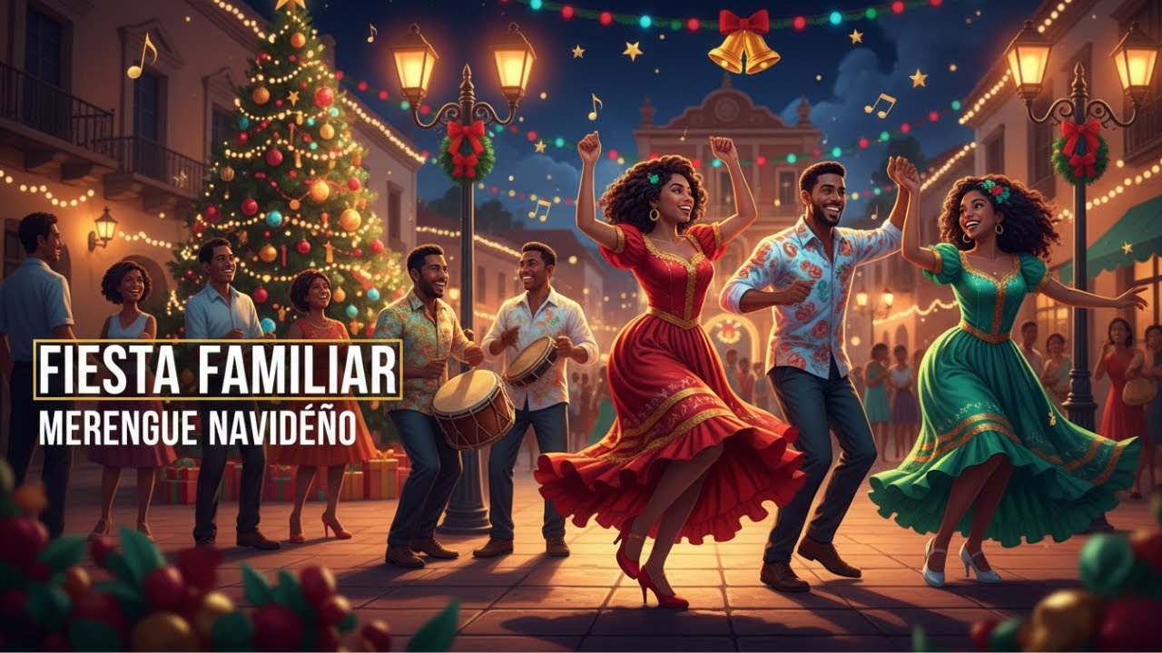 Merengue Navidad. Fiesta familiar