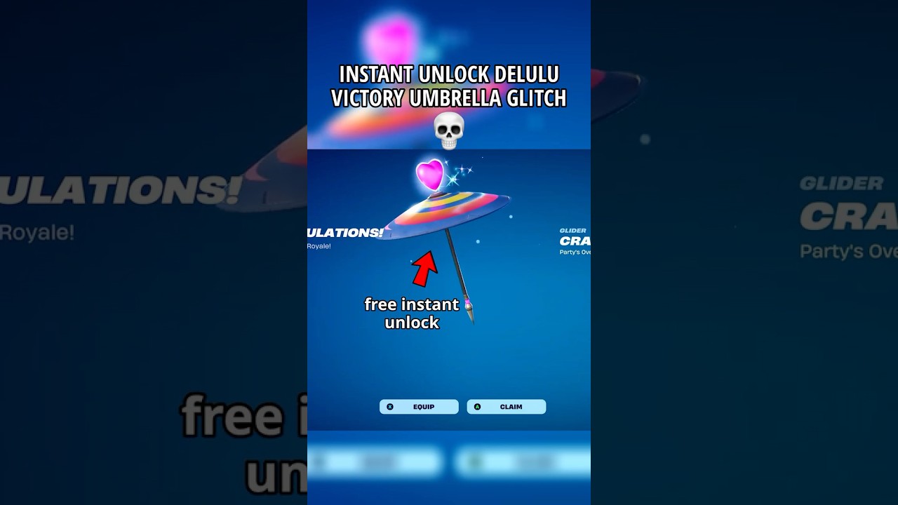 INSTANTLY UNLOCK DELULU VICTORY UMBRELLA GLITCH IN SEASON 4... 💀 