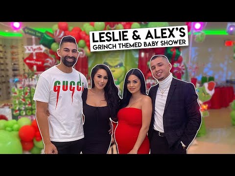 Leslie & Alex's Grinch Themed Baby Shower | Dhar and Laura