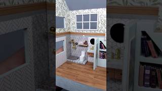 DIY miniature dollhouse kit #Shorts #diydollhouse #miniaturedollhouse