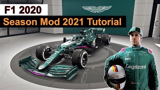 F1 2020: Season Mod 2021 - Tutorial and Installation