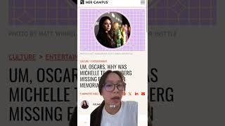 did anyone else catch this??? 😔 #michelletrachtenberg #oscars #celebnews #awardshow #greenscreen