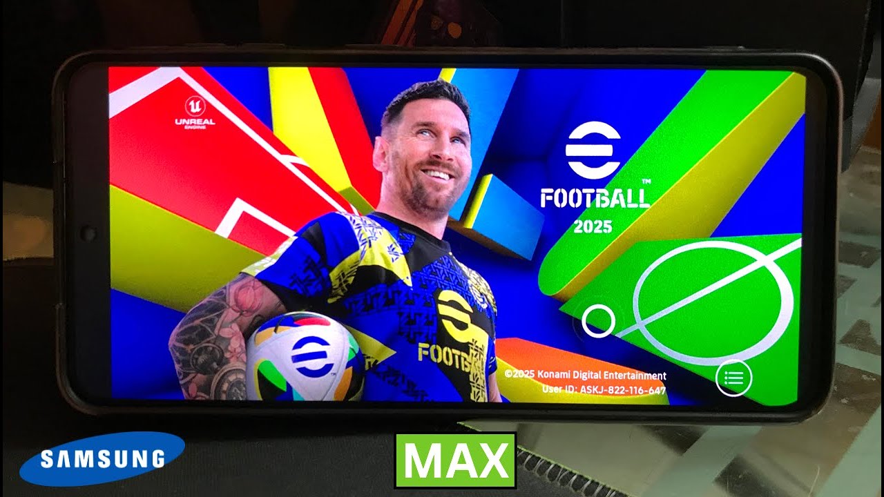 eFootball 2025 On Samsung Galaxy S21😍 | MAX Settings!