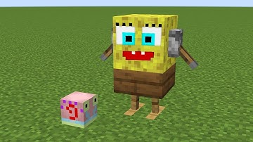 how to make spongebob in minecraft