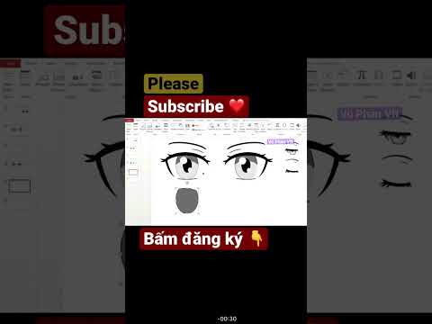 Video Hướng dẫn vẽ mắt anime đơn giản bằng PowerPoint P2 -... - youtube