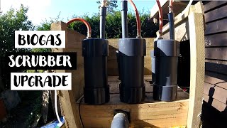 I upgraded my biogas scrubbers // Purify your biogas