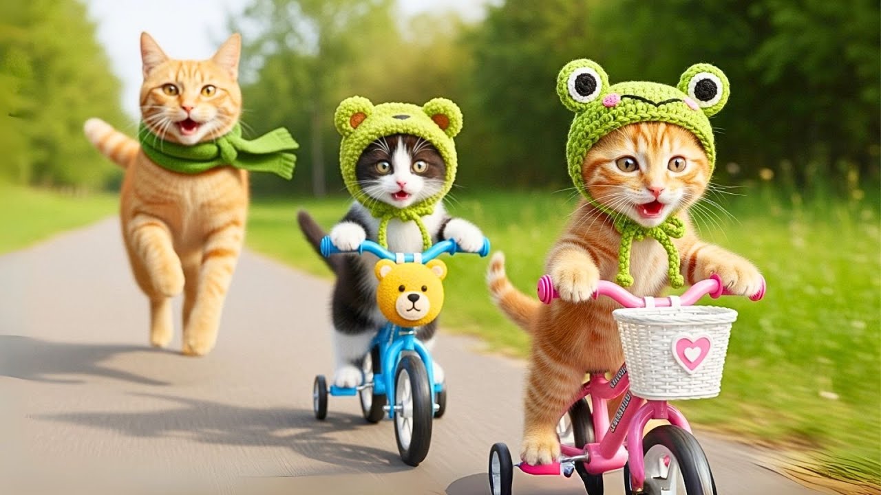 Mama Cat Works Hard to Buy New Bikes 🚲 | Healing After a Scare | Bedtime Story for Kids 🐱