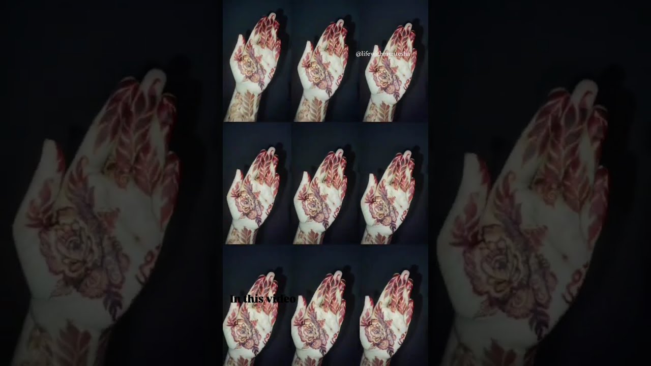 Arabic bold leaf🌿design | mehendi design in arabic bold leaf✨| full tutorial by 