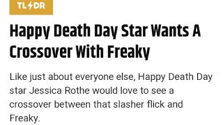 Jessica Rothe Interested In Happy Death Day And Freaky Crossover