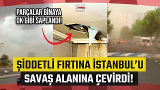 Şiddetli Fırtına İstanbullulara Zor Anlar Yaşattı: Çatılar Uçtu, Ağaçlar Devrildi… - TGRT Haber