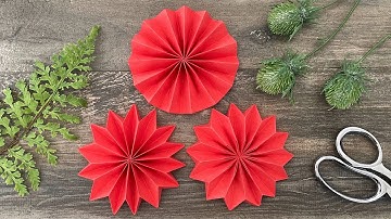 3 Paper Rosettes | Paper Craft Ideas