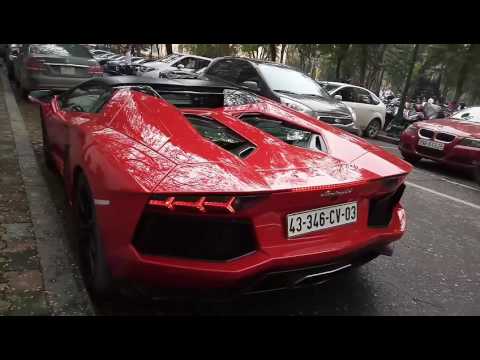 Đại gia Hà Nội nẹt pô siêu xe Lamborghini Aventador mũi trần chục tỷ | Johnny & SuperCar