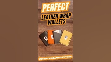 Perfect Leather Wrap Wallets Review! Great EDC Front Pocket, Minimalist, Slim Wallet