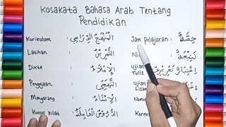 Learning Arabic: Educational Vocabulary