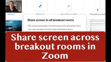 How to Share Screen for All Breakout Rooms in Zoom