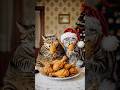 ボス猫の「メリークリスマス！フライドチキン」