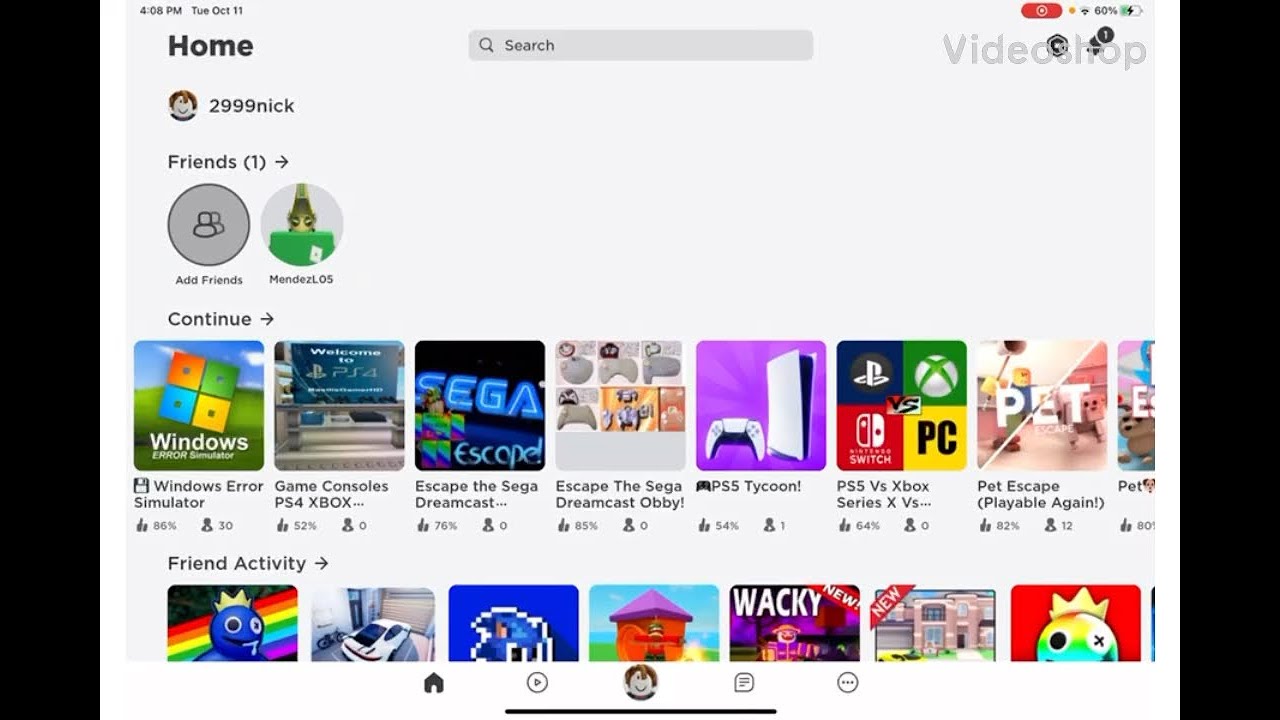 How to chage your gaming sysetm in roblox [by Nickblox]