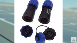 Review - Weipu SP13 9 Pin Male Waterproof Connector Plug Female Inline Socket IP68 in Lin