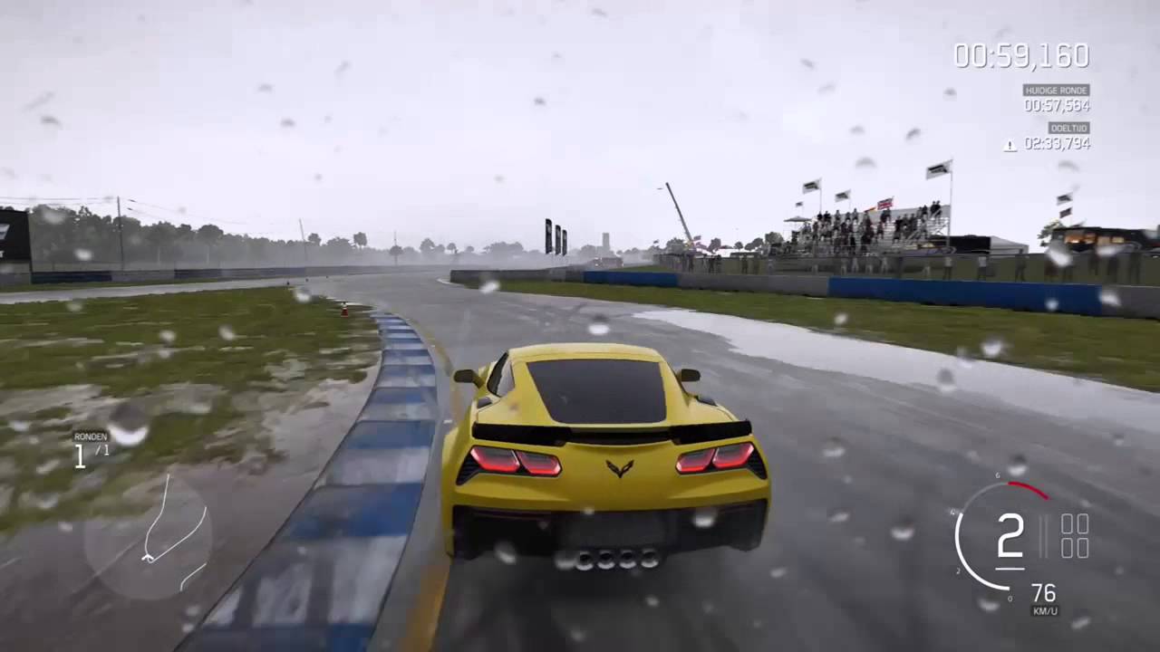 Forza Motorsport 6 Sebring wet Corvette